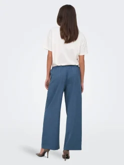 JDYNINA Wide leg fit Bukser i wide fit Dame Bukser