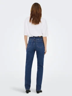 Hot JDYPETRA Høj talje Straight fit Disse jeans bør føles stramme i begyndelsen, da de vil strække sig og forme sig efter din krop over tid. For det bedste fit, vælg en størrelse mindre Jeans Dame Jeans|Jeans
