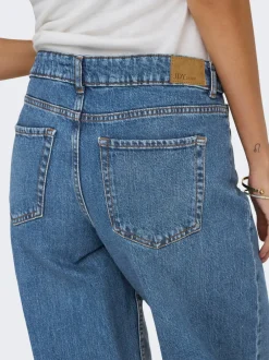 Discount JDYRUBY Mellemhøj talje Loose fit Jeans Dame Jeans|Jeans