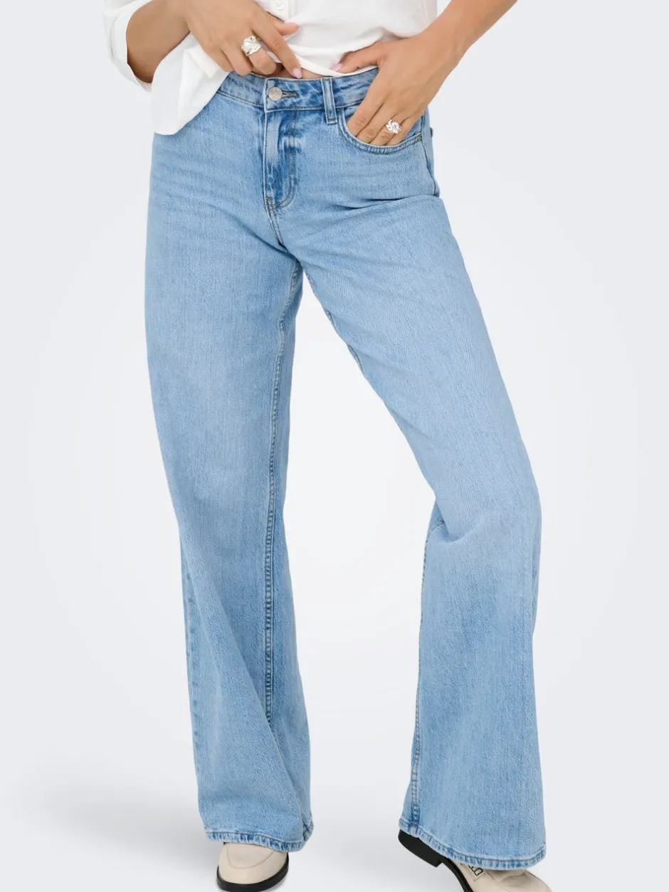JDYRUBY Mellemhøj talje Loose fit Jeans Dame Jeans|Jeans