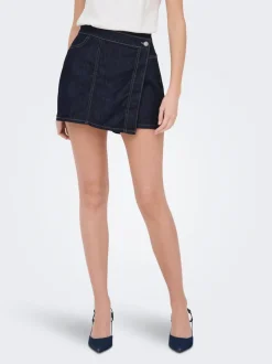 Online JDYSANSA Denim-nederdel Kort nederdel Dame Nederdele|Denimnederdele