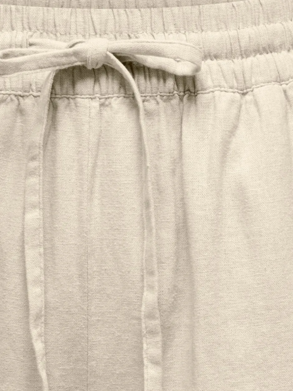 Sale JDYSAY Høj talje Regular fit Hør Shorts Dame Shorts