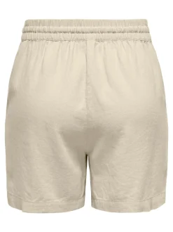 Sale JDYSAY Høj talje Regular fit Hør Shorts Dame Shorts