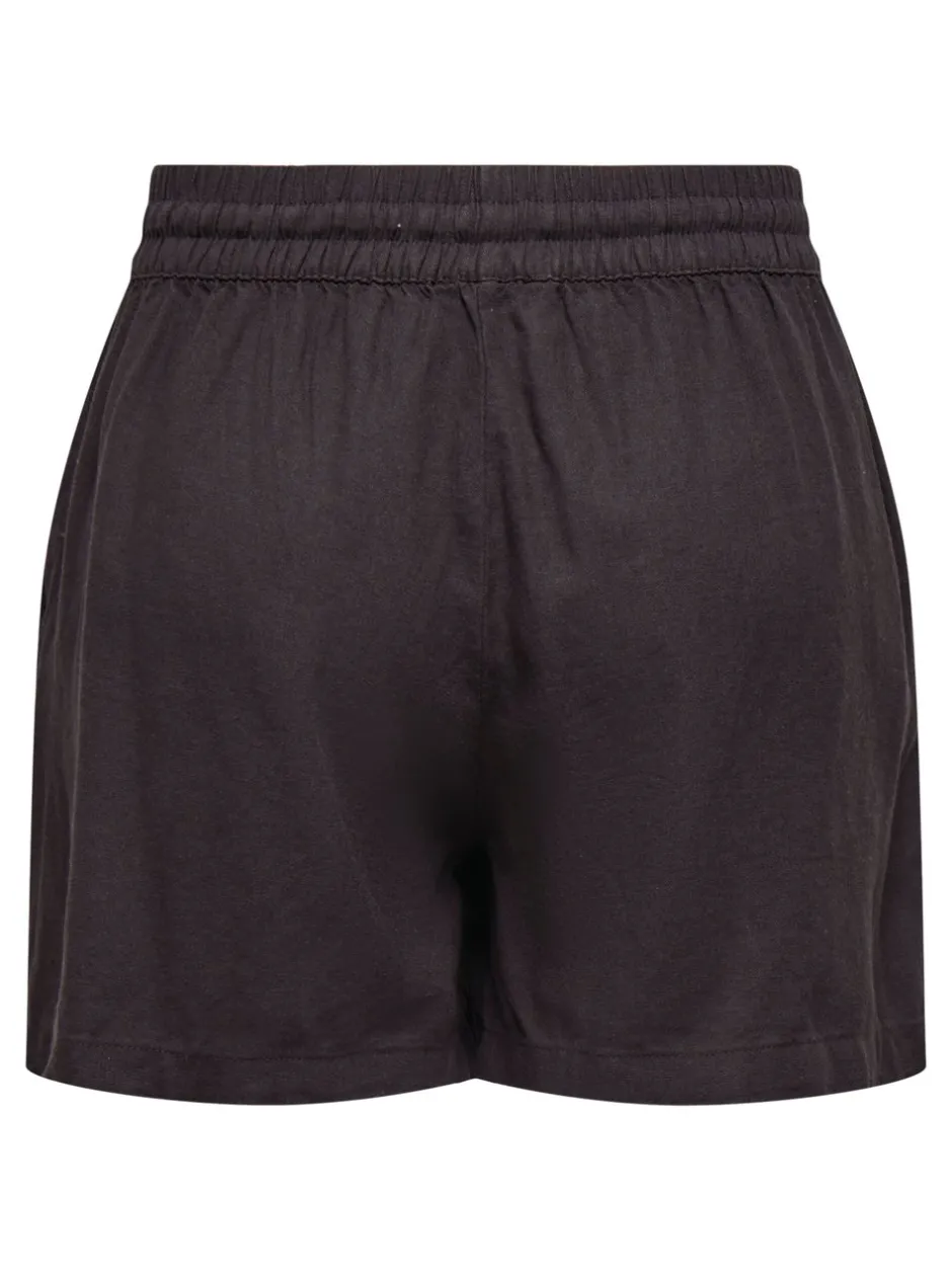 JDYSAY Høj talje Regular fit Hør Shorts Dame Shorts