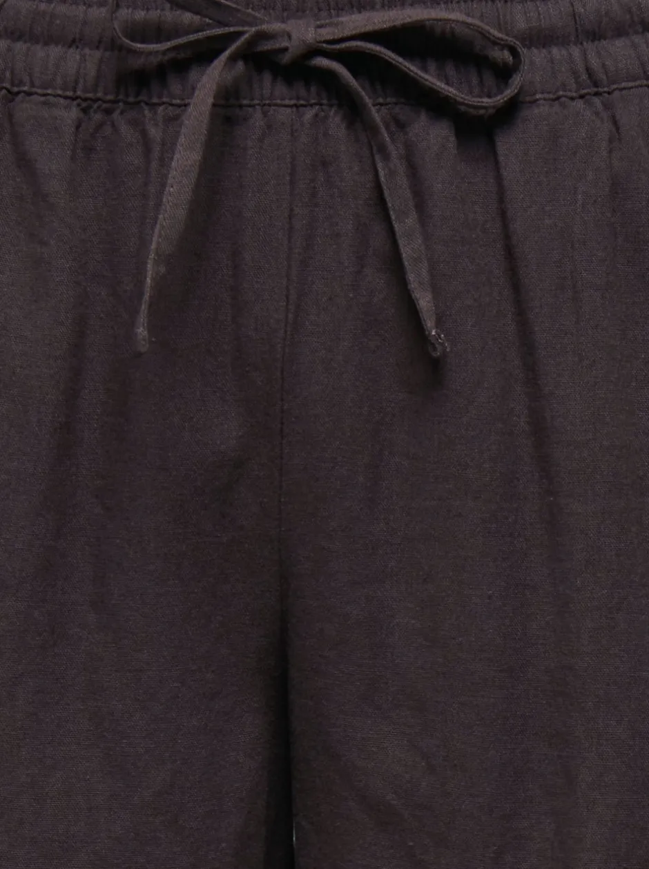 JDYSAY Høj talje Regular fit Hør Shorts Dame Shorts