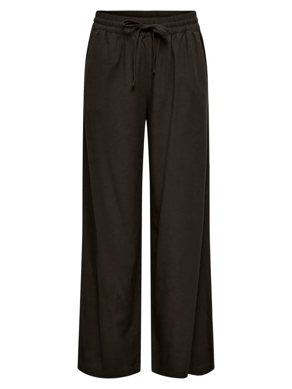 JDYSAY Loose fit Hør Bukser i wide fit Dame Bukser