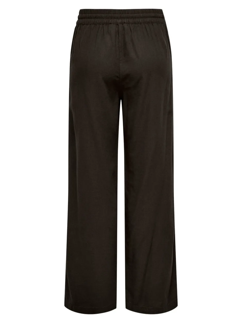JDYSAY Loose fit Hør Bukser i wide fit Dame Bukser