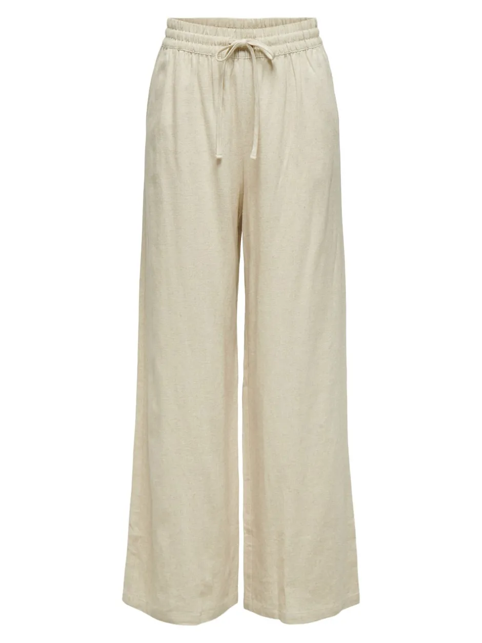Best JDYSAY Loose fit Hør Bukser i wide fit Dame Bukser