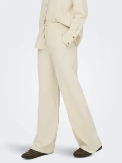 Best JDYSAY Loose fit Hør Bukser i wide fit Dame Bukser