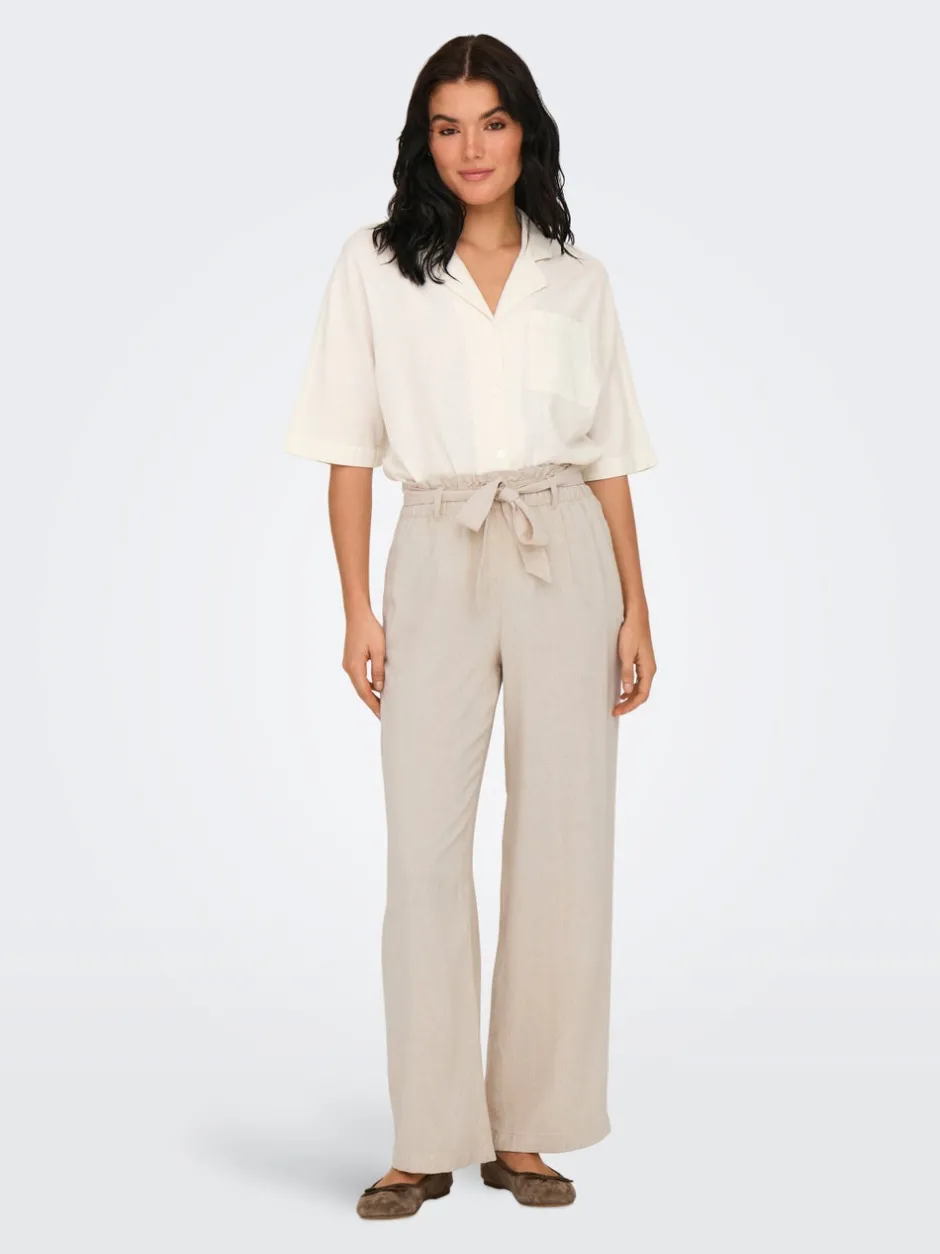 Outlet JDYSAY Loose fit Hør Bukser Dame Bukser