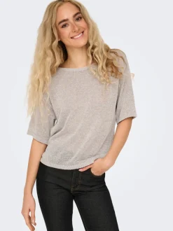 Hot JDYSHINE Strikket T-shirt Dame Strik & Cardigans
