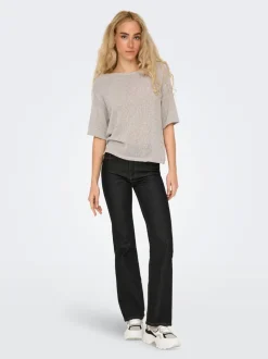 Hot JDYSHINE Strikket T-shirt Dame Strik & Cardigans