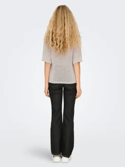 Hot JDYSHINE Strikket T-shirt Dame Strik & Cardigans