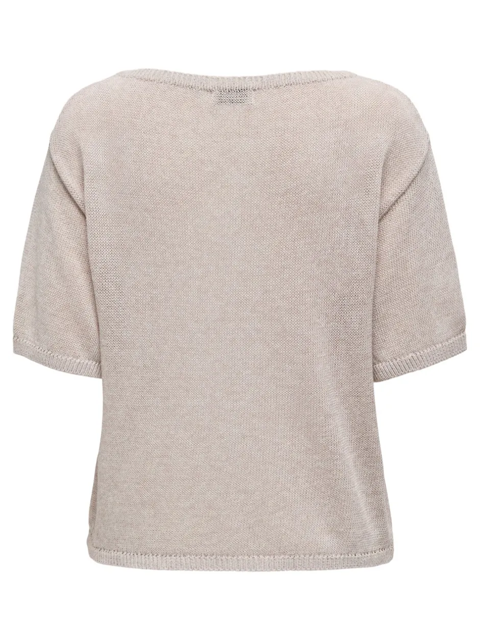 Hot JDYSHINE Strikket T-shirt Dame Strik & Cardigans