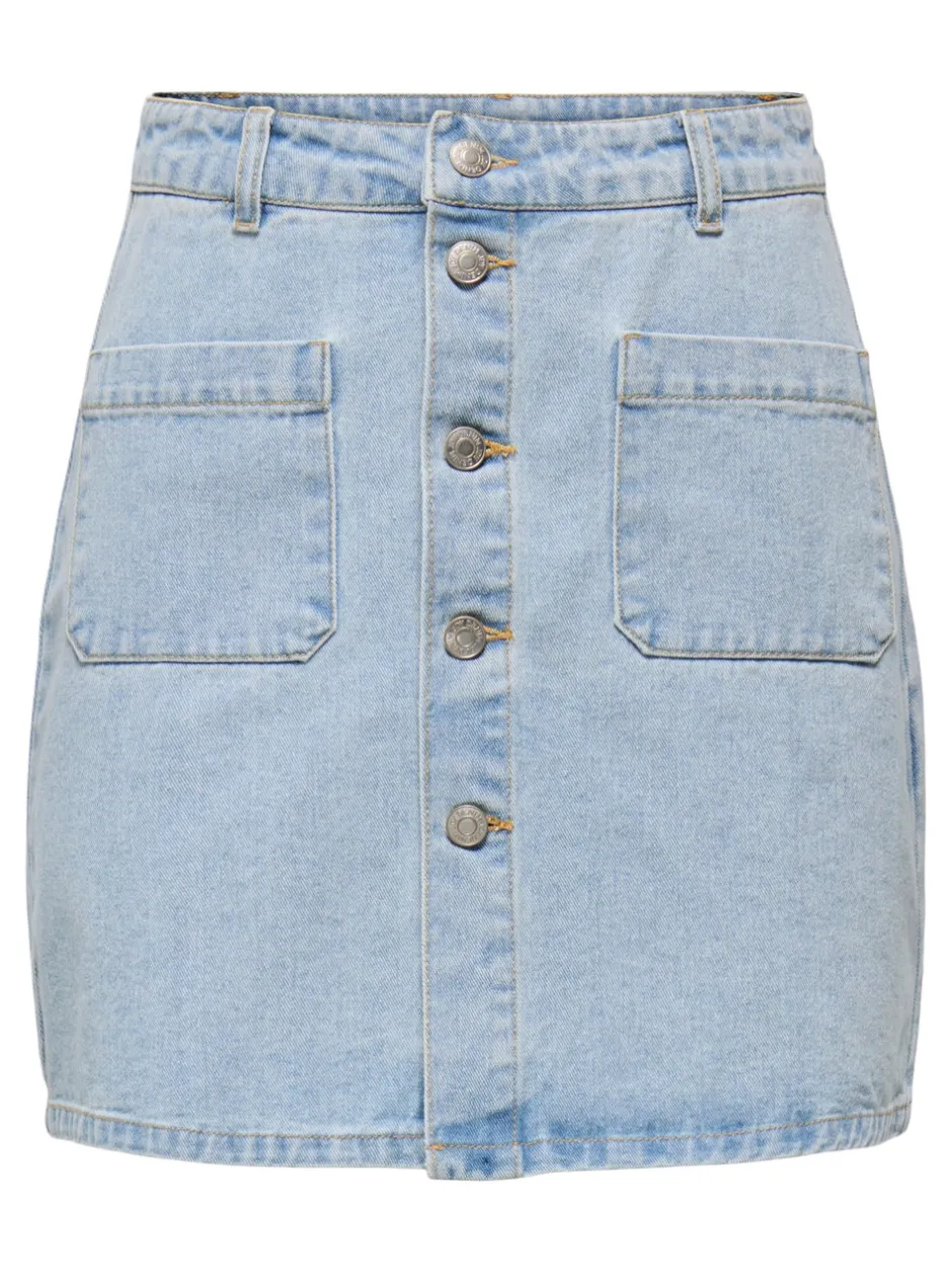 Outlet JDYSHIRAZ Denim-nederdel Mininederdel Dame Nederdele