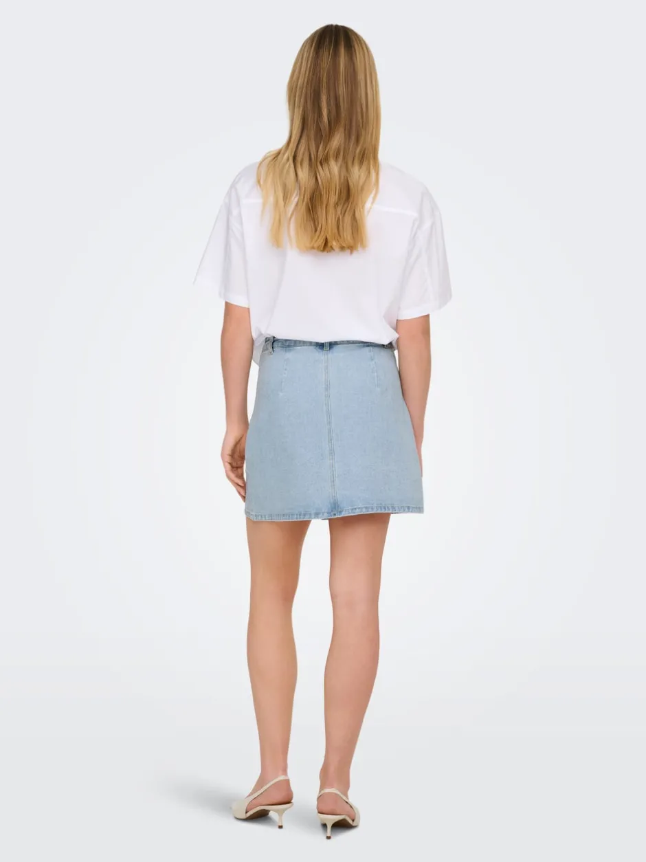 Outlet JDYSHIRAZ Denim-nederdel Mininederdel Dame Nederdele