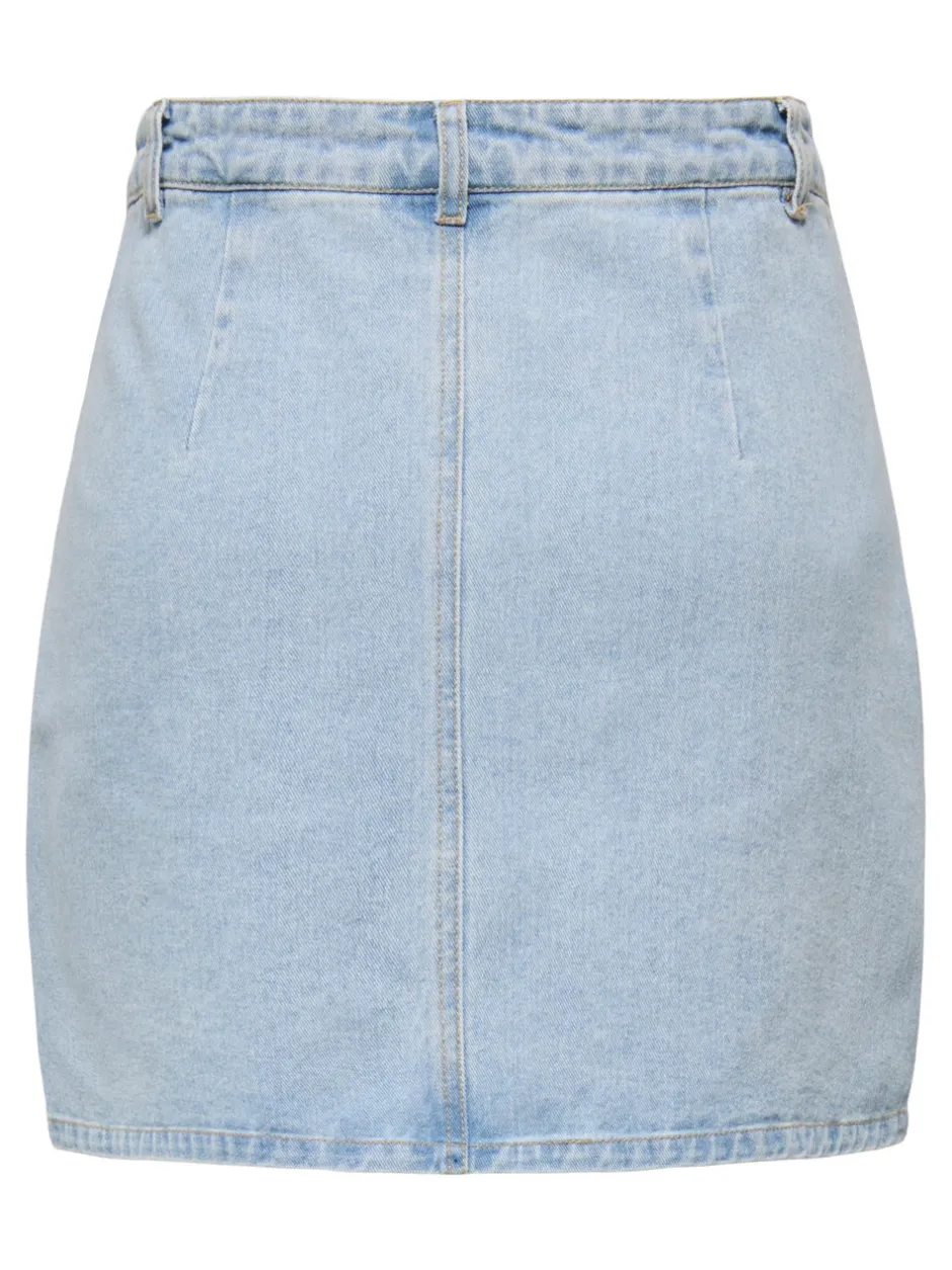 Outlet JDYSHIRAZ Denim-nederdel Mininederdel Dame Nederdele