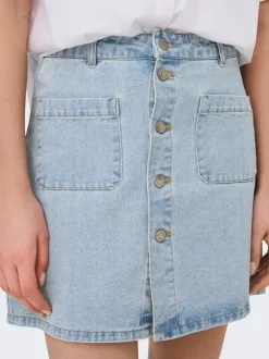 Outlet JDYSHIRAZ Denim-nederdel Mininederdel Dame Nederdele