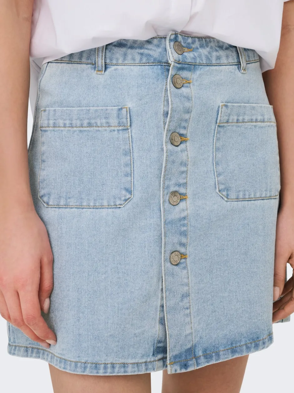 Outlet JDYSHIRAZ Denim-nederdel Mininederdel Dame Nederdele