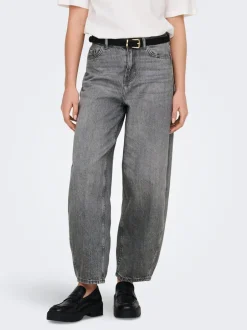 Clearance JDYSUSIE Mellemhøj talje Barrel fit Jeans Dame Jeans|Jeans