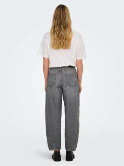 Clearance JDYSUSIE Mellemhøj talje Barrel fit Jeans Dame Jeans|Jeans