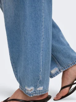 Best JDYSUSIE Mellemhøj talje Barrel fit Jeans Dame Jeans|Jeans
