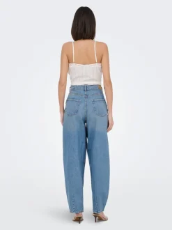 Discount JDYSUSIE Mellemhøj talje Barrel fit Jeans Dame Jeans|Jeans