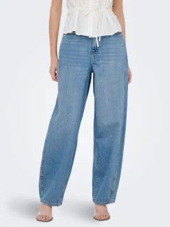 Discount JDYSUSIE Mellemhøj talje Barrel fit Jeans Dame Jeans|Jeans