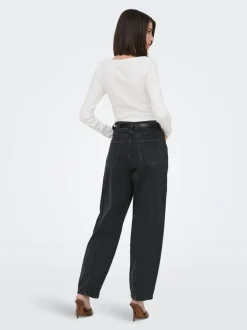 Sale JDYSUSIE Mellemhøj talje Wide leg fit Jeans Dame Jeans|Jeans