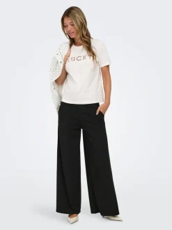 Sale JDYTANJA Flared fit Bukser i wide fit Dame Bukser