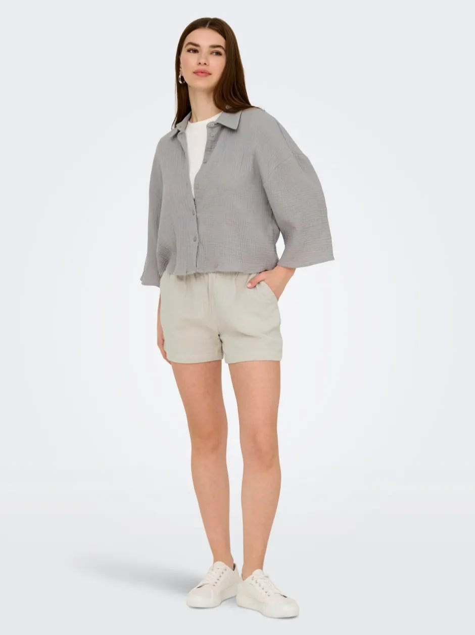 Outlet JDYTHEIS Mellemhøj talje Regular fit Paperbag-shorts Dame Shorts