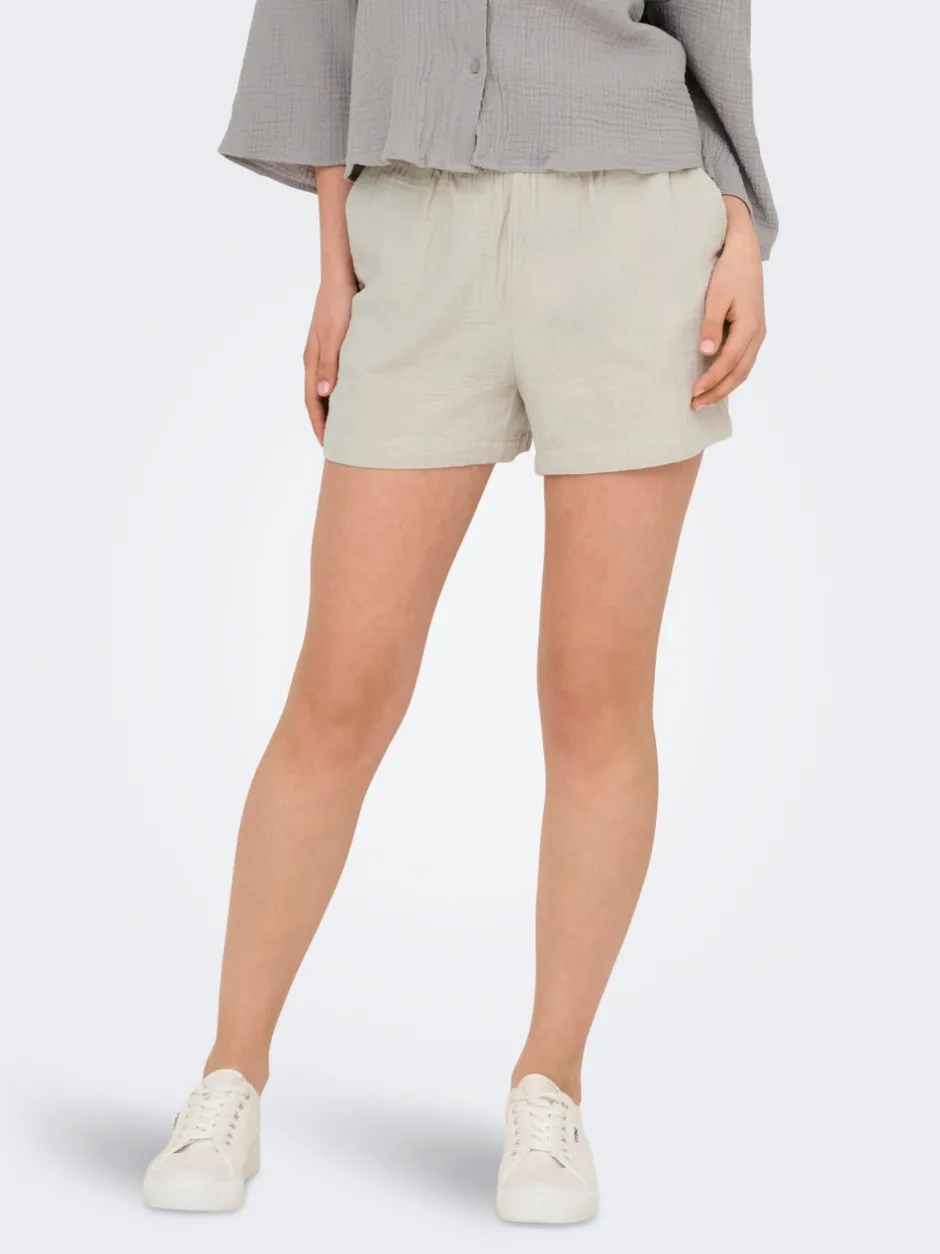 Outlet JDYTHEIS Mellemhøj talje Regular fit Paperbag-shorts Dame Shorts