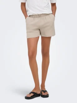 Best JDYTHEIS Mellemhøj talje Regular fit Paperbag-shorts Dame Shorts