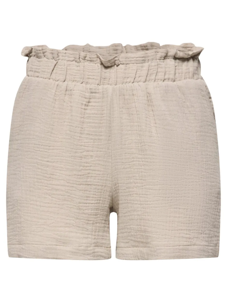 Best JDYTHEIS Mellemhøj talje Regular fit Paperbag-shorts Dame Shorts