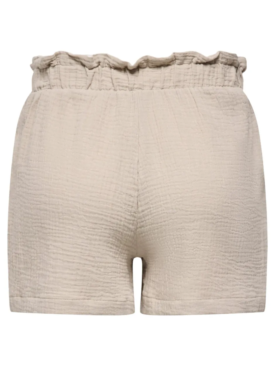 Best JDYTHEIS Mellemhøj talje Regular fit Paperbag-shorts Dame Shorts
