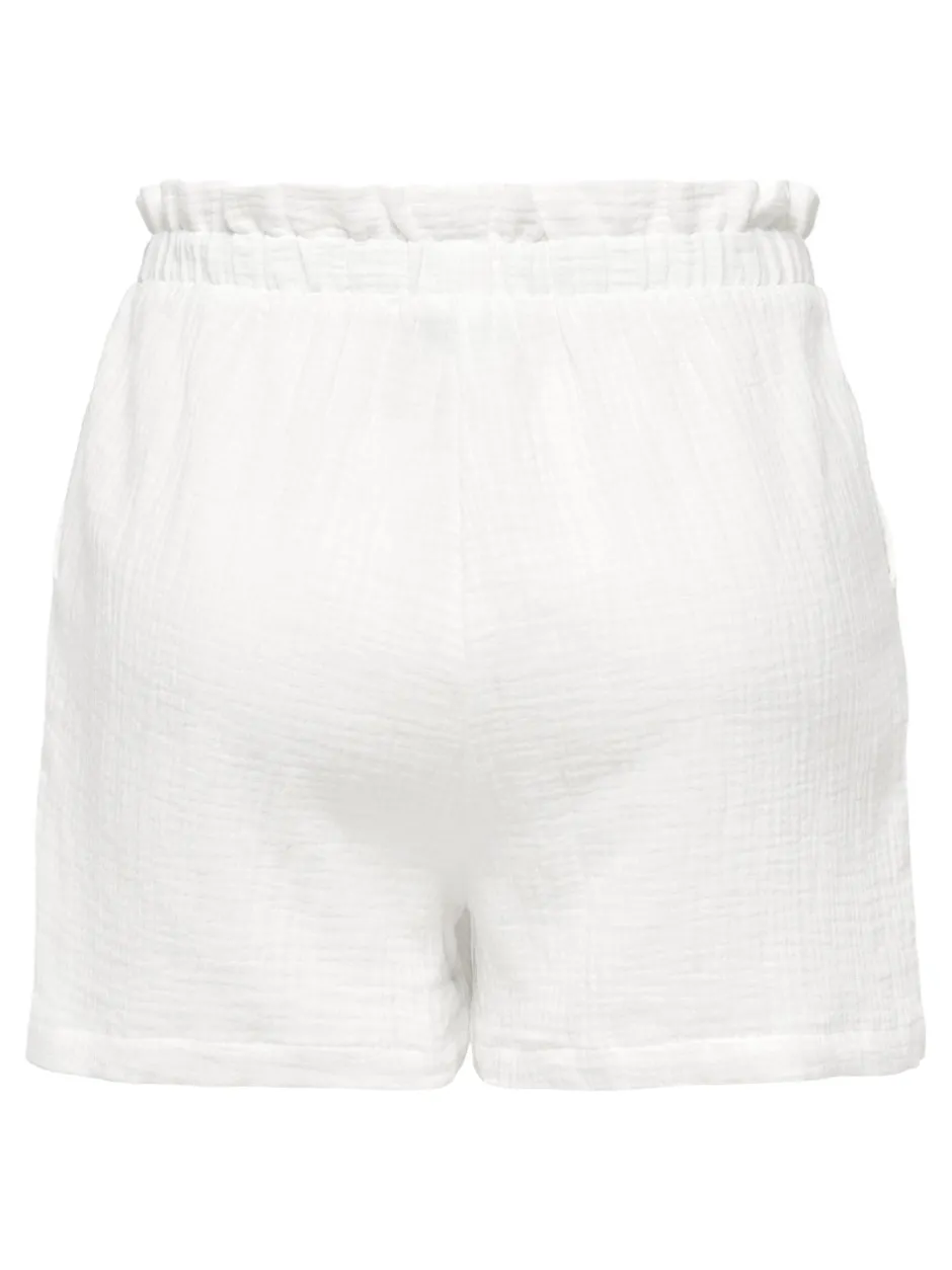 Online JDYTHEIS Mellemhøj talje Regular fit Paperbag-shorts Dame Shorts
