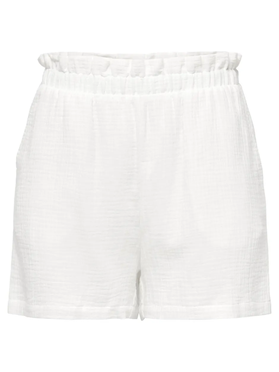 Online JDYTHEIS Mellemhøj talje Regular fit Paperbag-shorts Dame Shorts