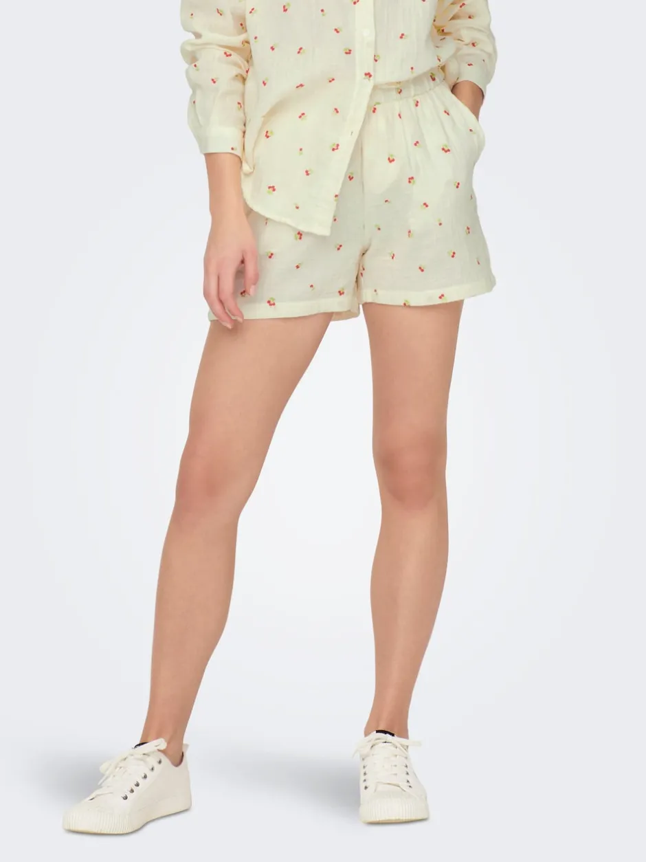 Clearance JDYTHEIS Mellemhøj talje Regular fit Paperbag-shorts Dame Shorts