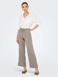 Hot JDYTHEIS Wide leg fit Bukser i wide fit Dame Bukser