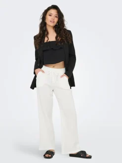 JDYTHEIS Wide leg fit Bukser i wide fit Dame Bukser