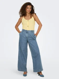 Discount JDYTRIXIE Wide leg fit Bukser i wide fit Dame Bukser