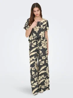 Best JDYTROYA Slim straight fit Palazzobukser Dame Bukser