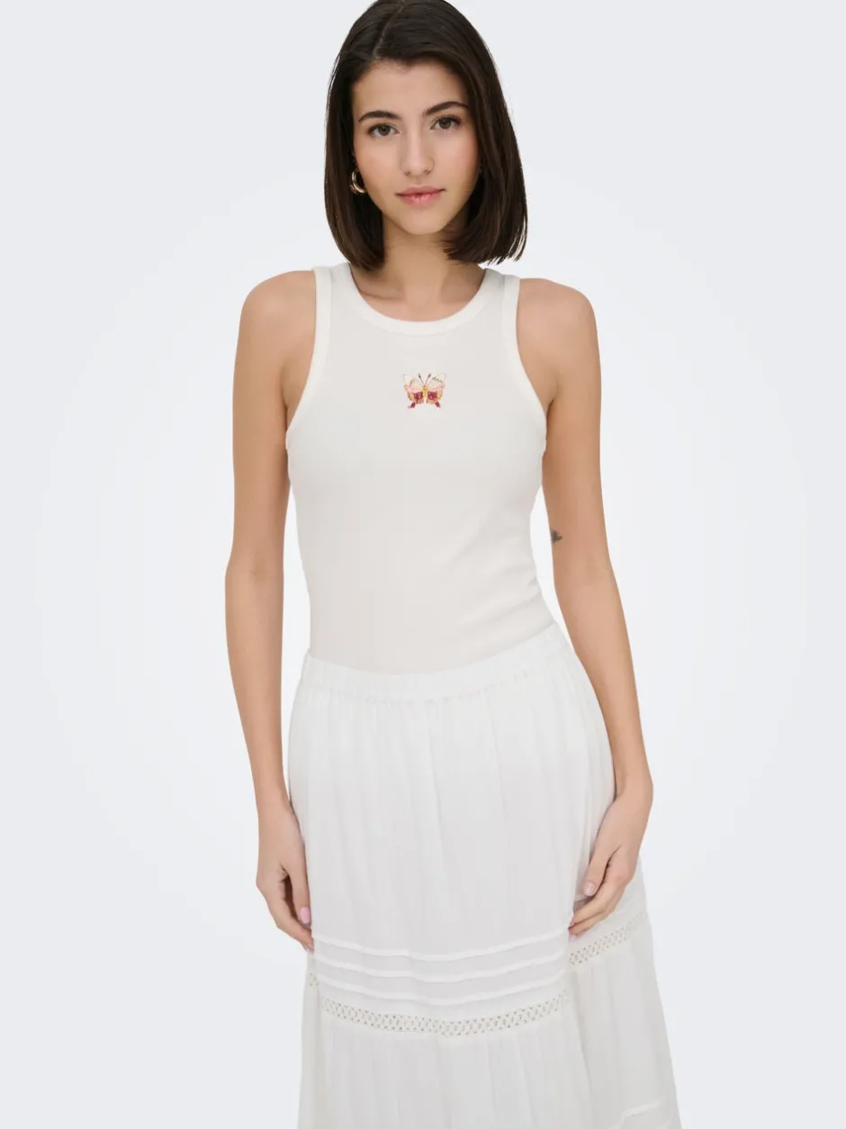 Clearance JDYTULLE Tanktop Dame Toppe