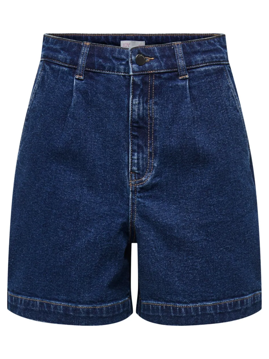 Discount JDYVALERIE Høj talje Regular fit City-shorts Dame Shorts|Double Denim