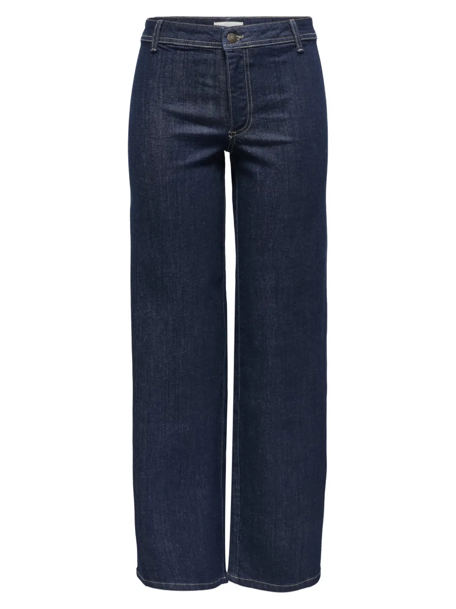 Sale JDYVANESSA Mellemhøj talje Wide leg fit Jeans Dame Jeans|Jeans