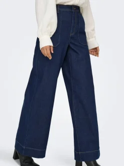 Discount JDYVANNII Høj talje Wide leg fit Jeans Dame Jeans|Jeans