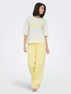 New JDYVERA Høj talje Wide leg fit Jeans Dame Jeans|Jeans