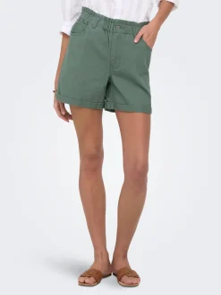 Discount JDYZIZZY Høj talje Loose fit Shorts Dame Shorts|Double Denim