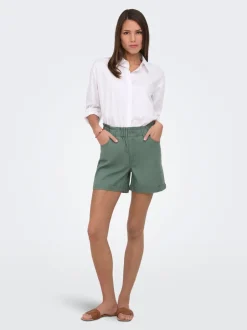 Discount JDYZIZZY Høj talje Loose fit Shorts Dame Shorts|Double Denim