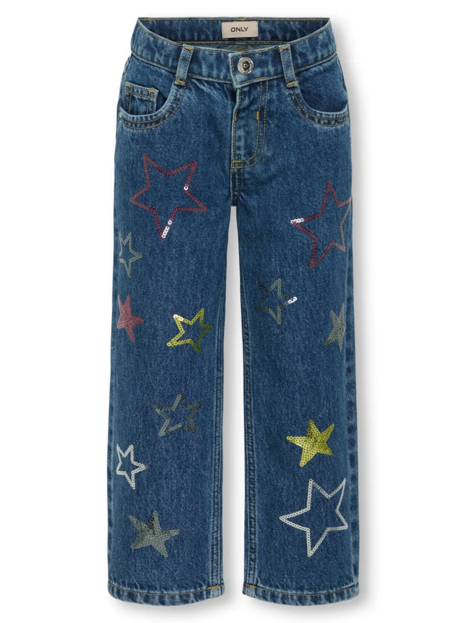 New KMGCARLY Straight fit Jeans Børn Tøj·Jeans